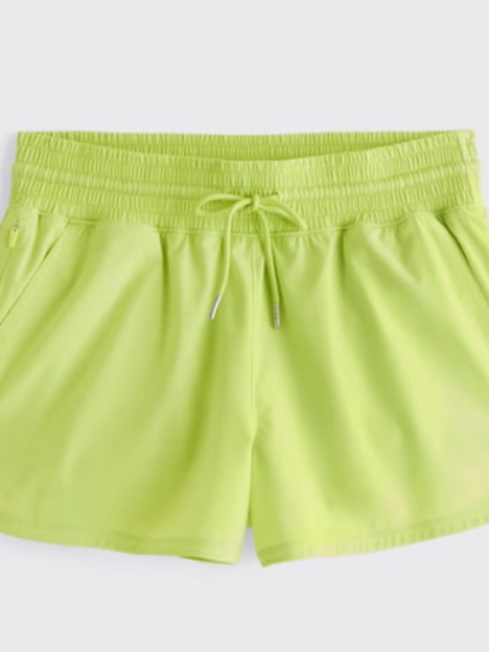 Abercrombie & Fitch Neon Lime Athletic Shorts L